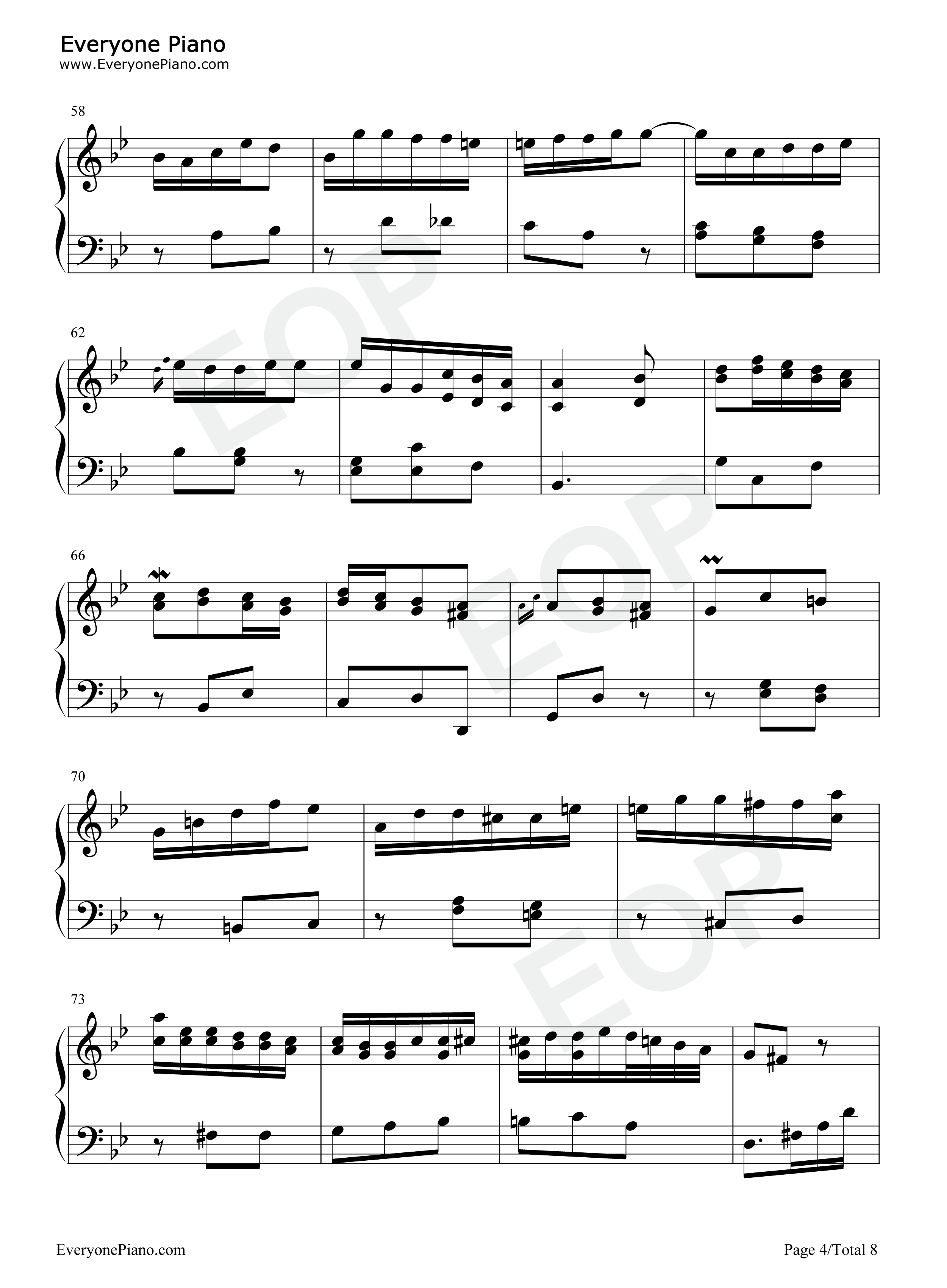 Sonata-奏鸣曲五线谱预览4