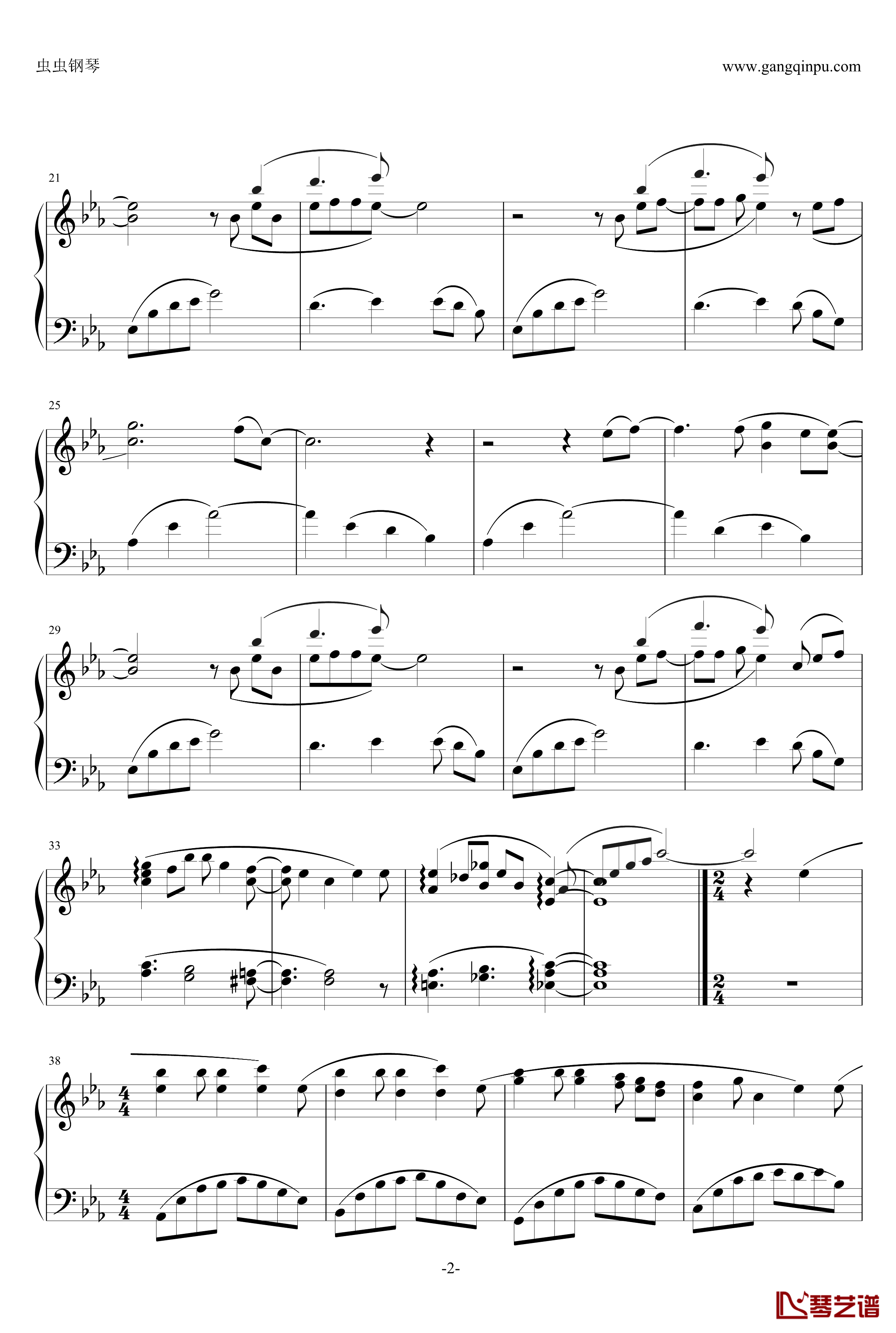 カムパネルラ钢琴谱-八音盒-初音未来-【GUMI】2