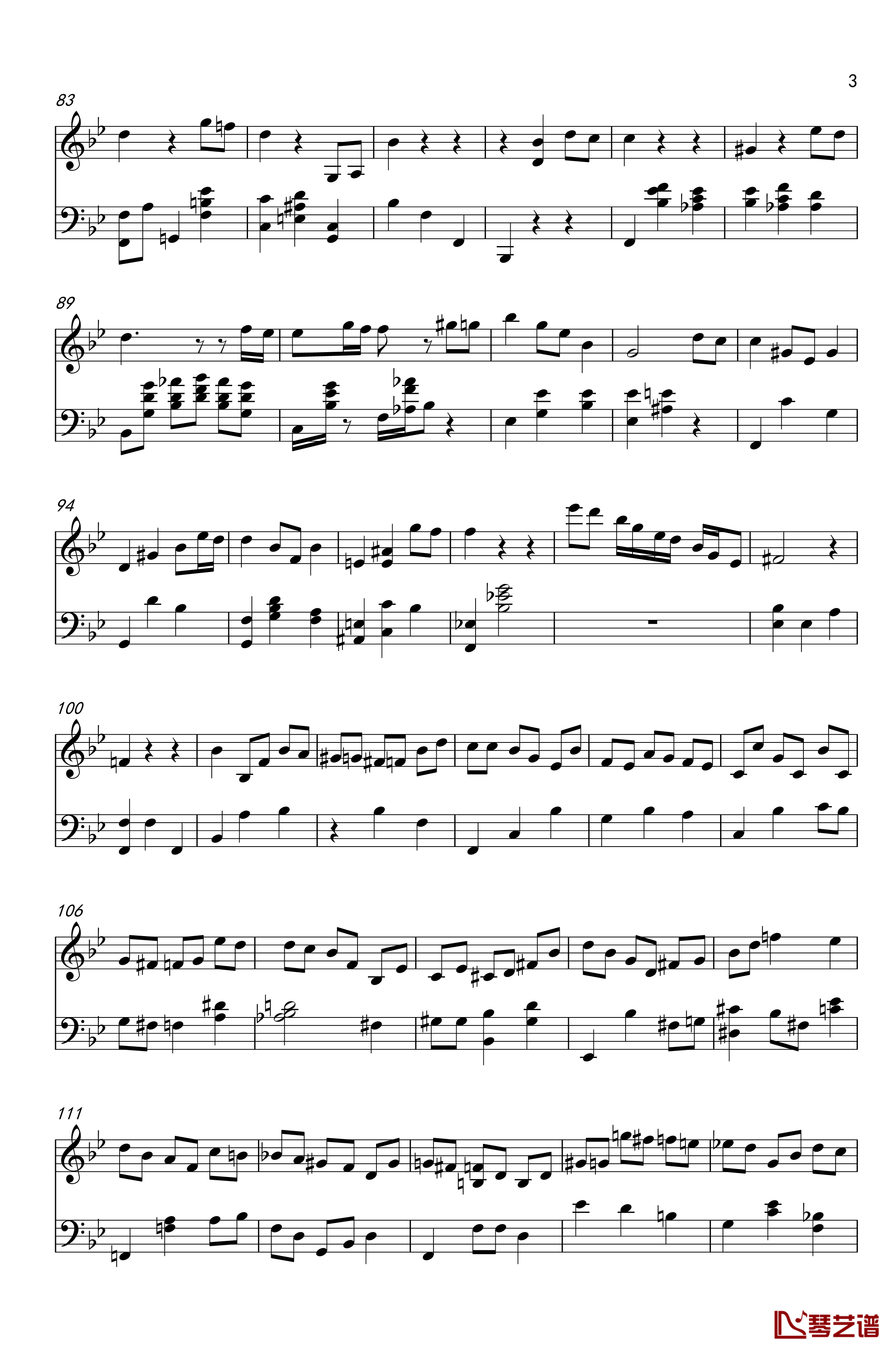 Sheep may safely graze钢琴谱-from Cantata BWV 208-Gabriela Montero3