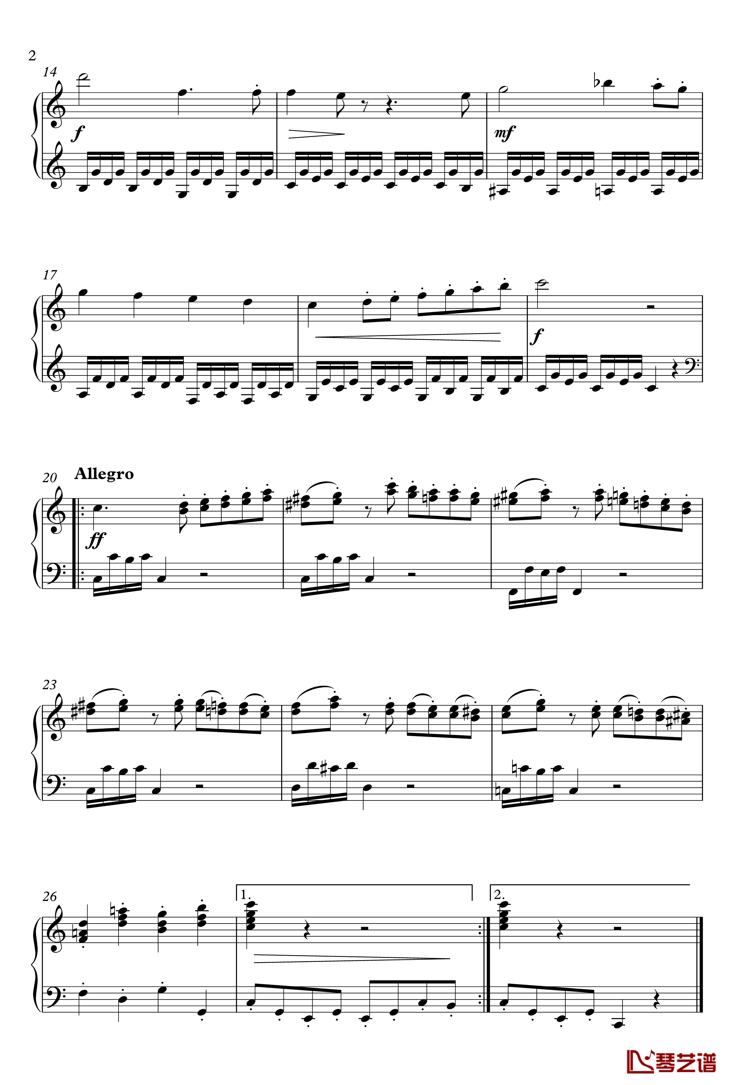 For Phyllis钢琴谱-4PG No. 6-漆政-Z112