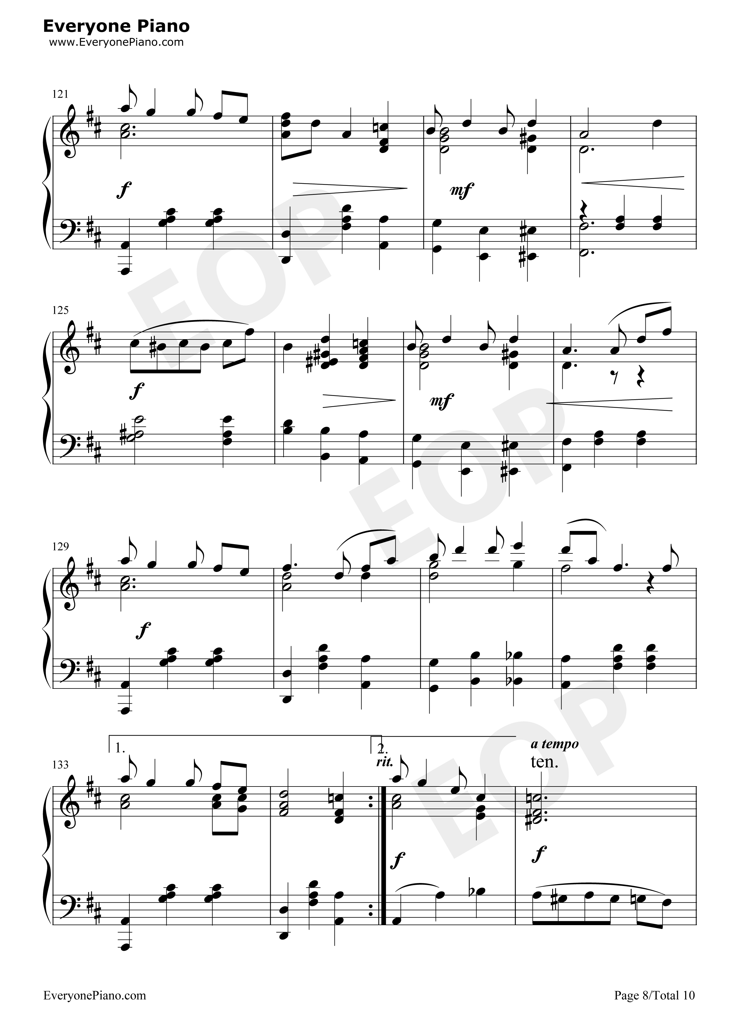 Bethena A Concert Waltz-Scott Joplin五线谱预览8