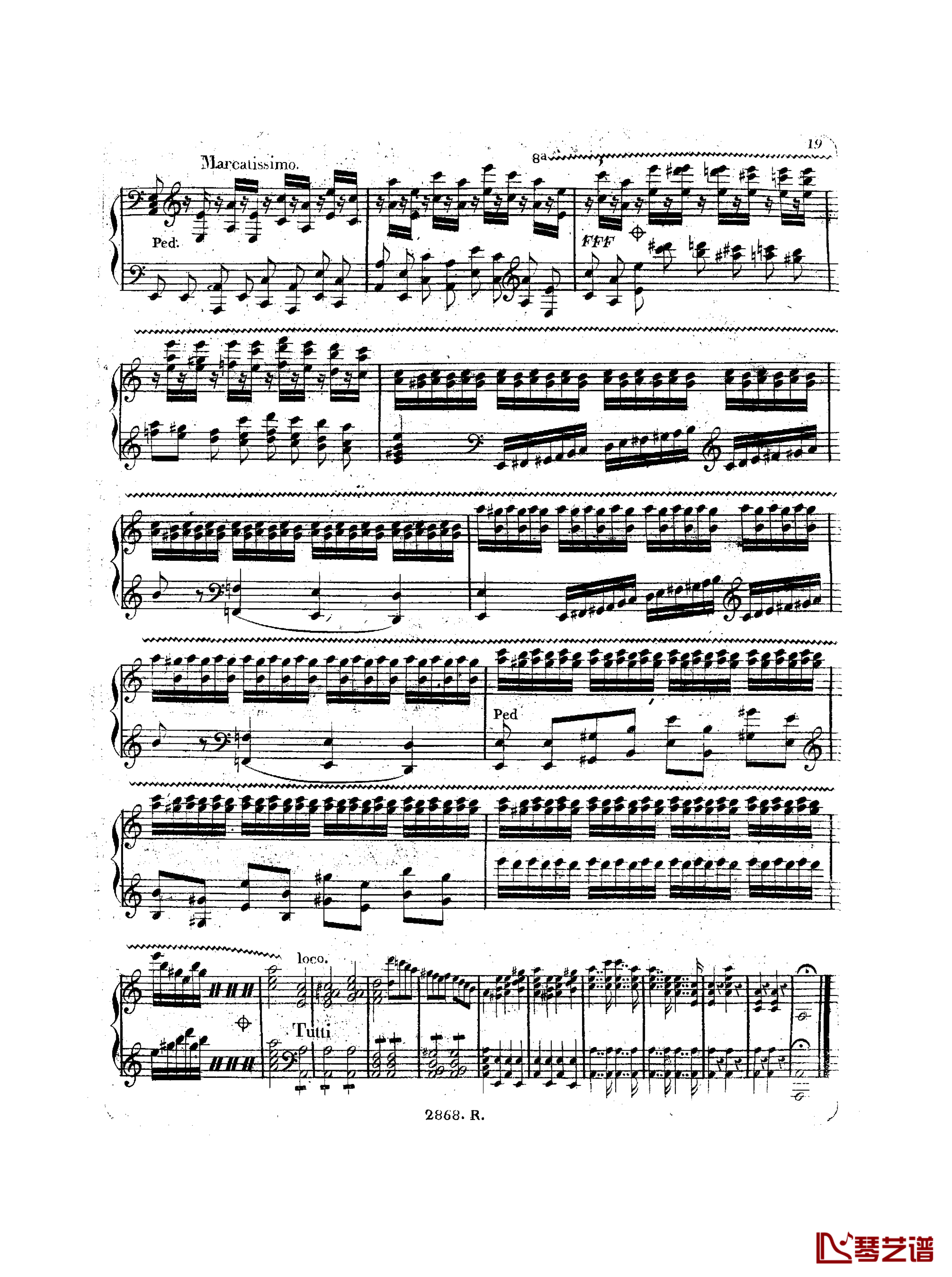 a小调钢琴协奏曲  Op.214钢琴谱-车尔尼-Czerny20