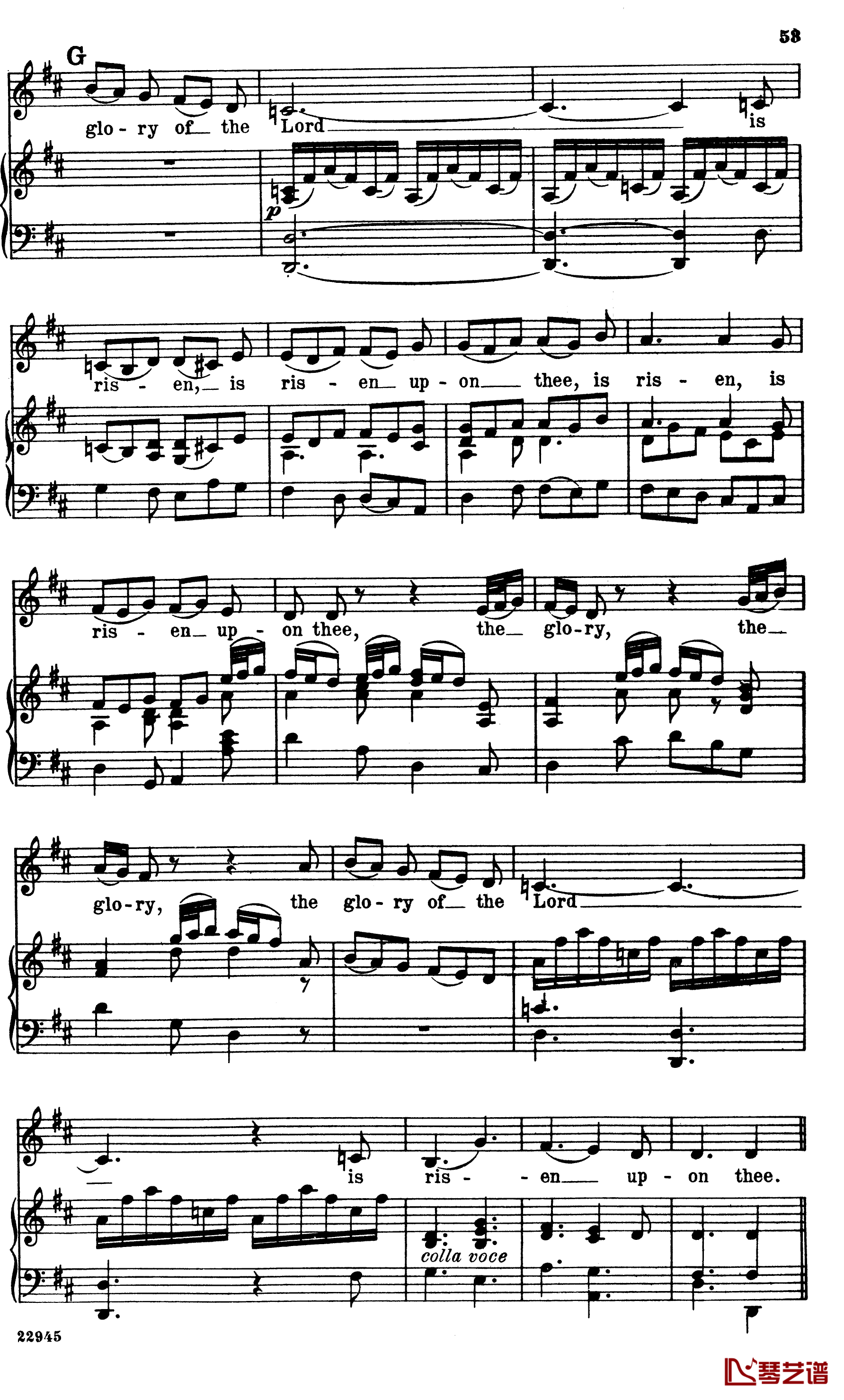 O thou that tellest good tidings to Zion钢琴谱-Handel7