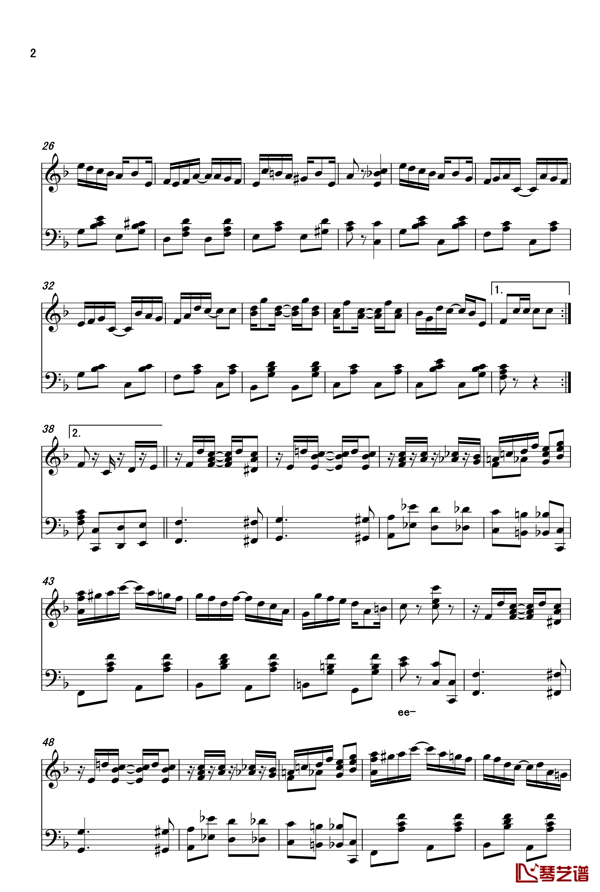 Elite Syncopations钢琴谱-拉格泰姆-Scott Joplin2