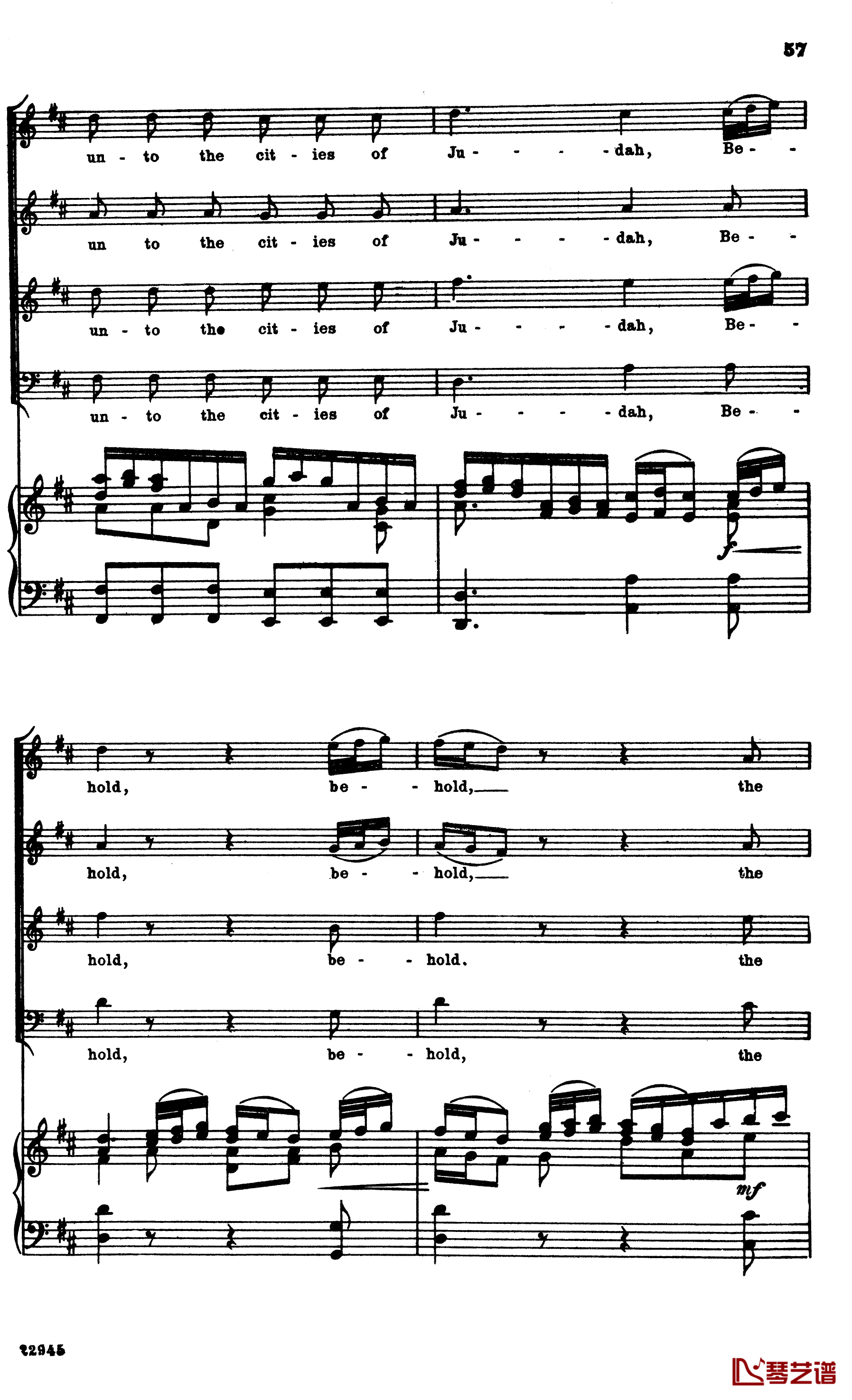 O thou that tellest good tidings to Zion钢琴谱-Handel11