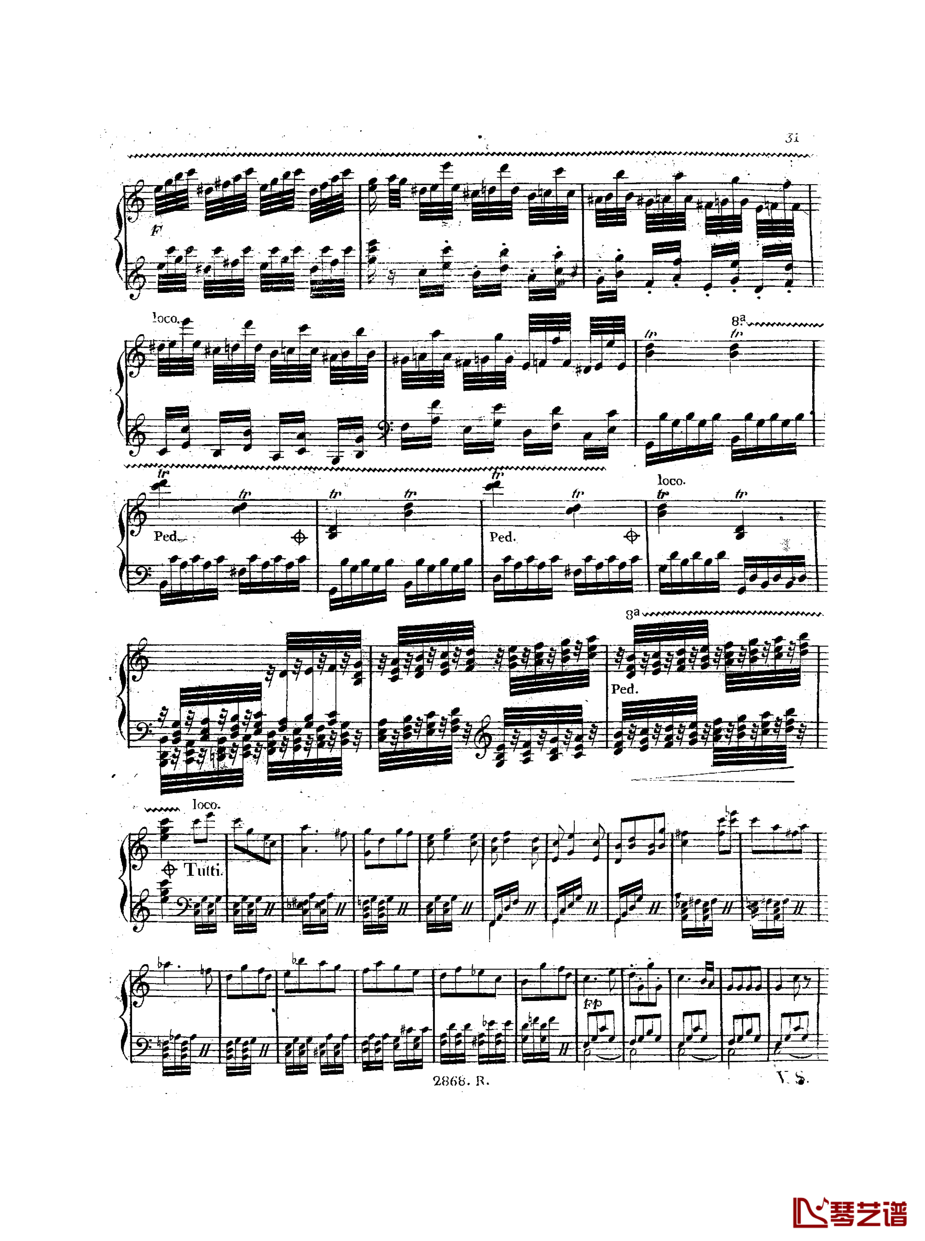 a小调钢琴协奏曲  Op.214钢琴谱-车尔尼-Czerny32