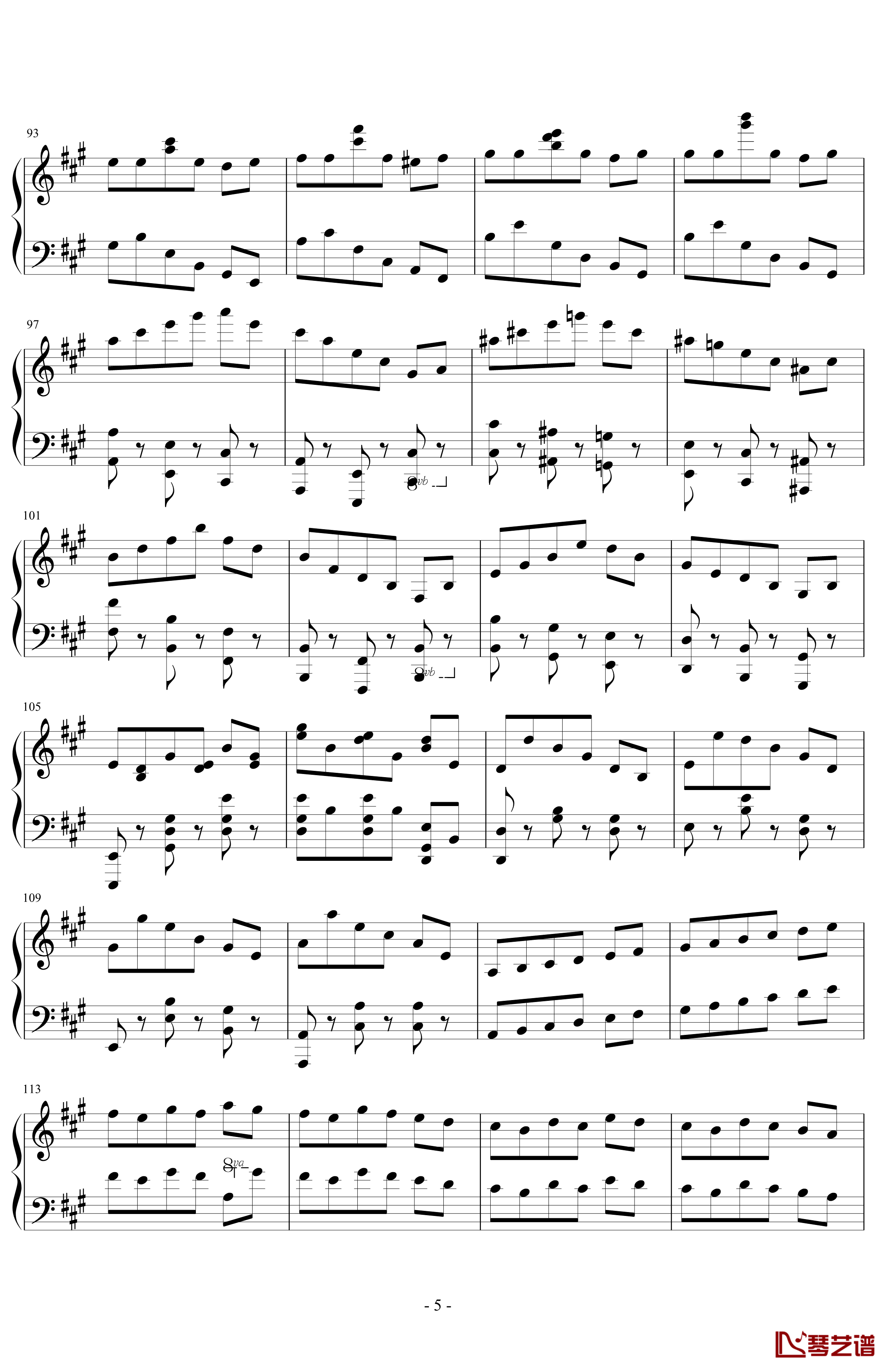 A大调圆舞曲钢琴谱-PARROT1865