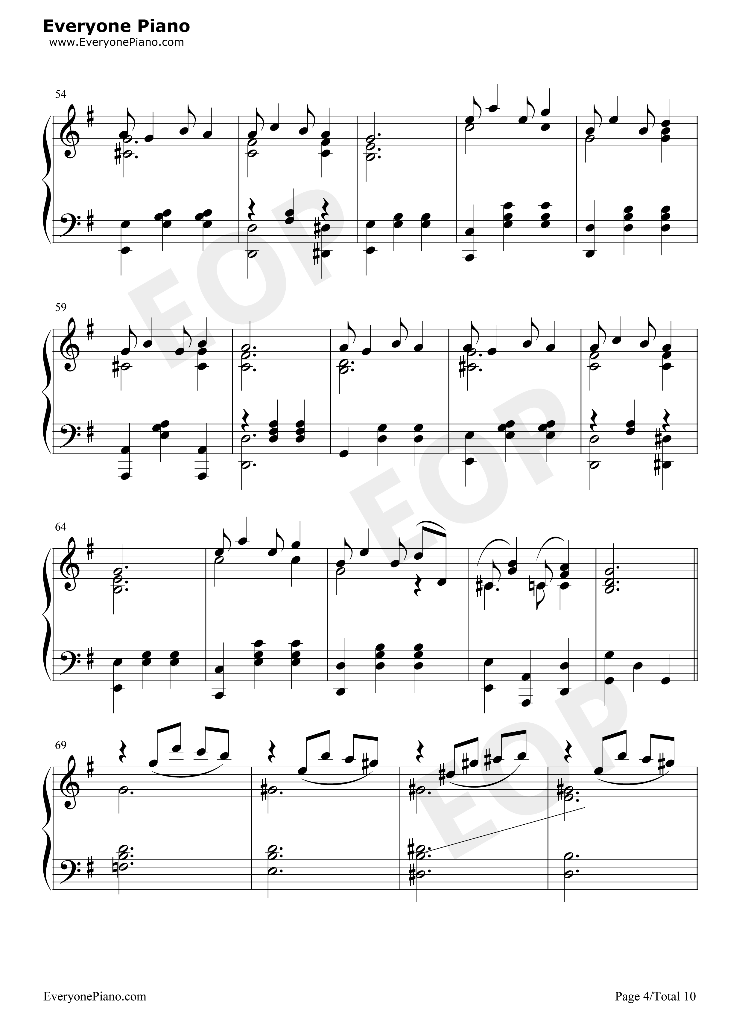 Bethena A Concert Waltz-Scott Joplin五线谱预览4