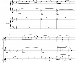潘多拉之心插曲钢琴谱-双钢琴版-修改-影视