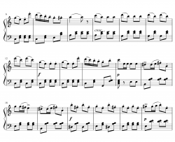 土耳其进行曲钢琴谱-Op.113 No.4-贝多芬-beethoven