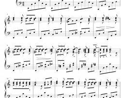 间奏曲钢琴谱-Op.119  No.3-勃拉姆斯-Brahms