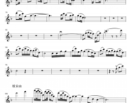 b小调小提琴协奏曲第二乐章钢琴谱-项道荣