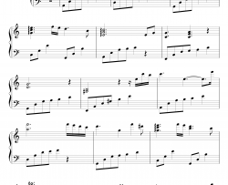 a小调前奏曲钢琴谱-修改版-黑白键卧龙