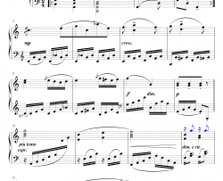C大调小奏鸣曲钢琴谱-第一乐章-天籁传声