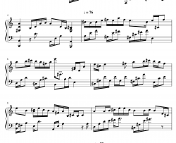 茉莉花钢琴谱-钢琴块2-改编版