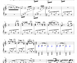 古典名曲大串烧钢琴谱-原创版-yutianyue126