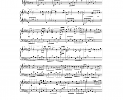 Kiss The Rain in A钢琴谱-Flat minor-Yiruma