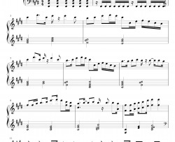 笑傲江湖钢琴谱-2012改版，完全钢琴可演奏，7级