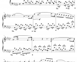 降e小调浪漫曲钢琴谱-Op.755  No.12-车尔尼-Czerny
