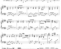 野玫瑰钢琴谱-原版钢琴演奏-海角七号