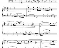 G大调练习曲No.1钢琴谱-天籁传声