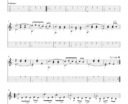 LaValseD‘Amelie艾蜜莉圆舞曲《天使爱美丽》插曲、吉他独奏、五线谱+六线谱La Valse D‘Amelie艾蜜莉圆舞曲《天使爱美丽》插曲、吉他独奏、五线谱+六线谱简谱