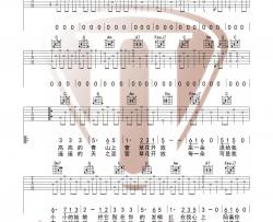 张小斐《萱草花》吉他谱(C调)-Guitar Music Score