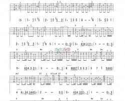 青蛙乐队《分手的拥抱 指弹 》吉他谱-Guitar Music Score