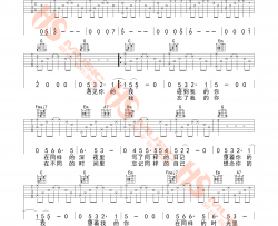 小柯,老狼《谁》吉他谱(C调)-Guitar Music Score