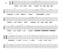 名曲《枫叶城 指弹 》吉他谱-Guitar Music Score