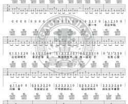 许巍《那一年》吉他谱(C调)-Guitar Music Score
