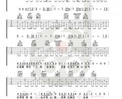 《在凌晨》吉他谱-张震岳-G调原版六线谱-吉他弹唱教学
