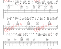 李晓东《后来》吉他谱(G调)-Guitar Music Score