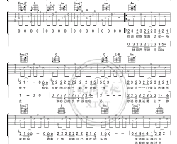 贰佰《玫瑰 晓涛吉他 》吉他谱(C调)-Guitar Music Score