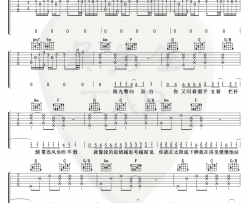 《还是分开》吉他谱-张叶蕾-C调原版弹唱六线谱-高清图片谱