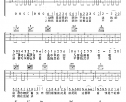停格吉他谱-蔡健雅-《停格》C调简单版弹唱六线谱-高清图片谱