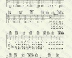 周杰伦《一点点》吉他谱-Guitar Music Score