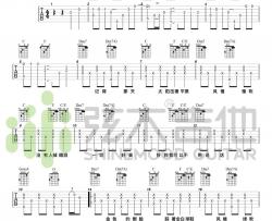 卢广仲《几分之几》吉他谱(G调)-Guitar Music Score