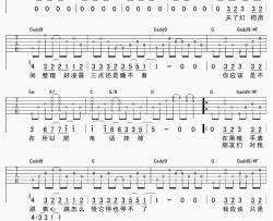 蔡健雅《依赖》吉他谱-Guitar Music Score