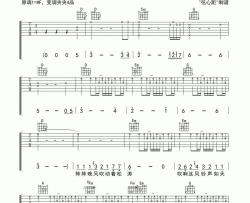 许巍《旅行》吉他谱-Guitar Music Score
