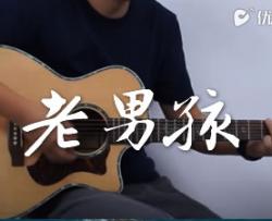 老男孩吉他谱_筷子兄弟_C调_弹唱演示+教学视频