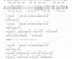 林忆莲《纸飞机》尤克里里谱-Ukulele Music Score